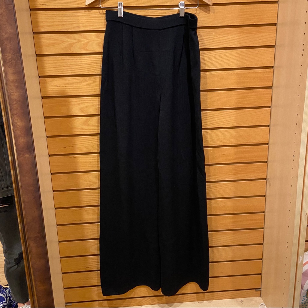 St. John Black Knit Pants